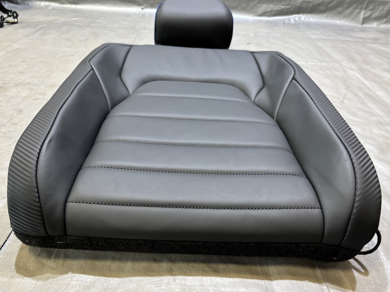 2022-2025 Volkswagen MK8 Golf R OEM Titan Black Leather Rear - Image 24
