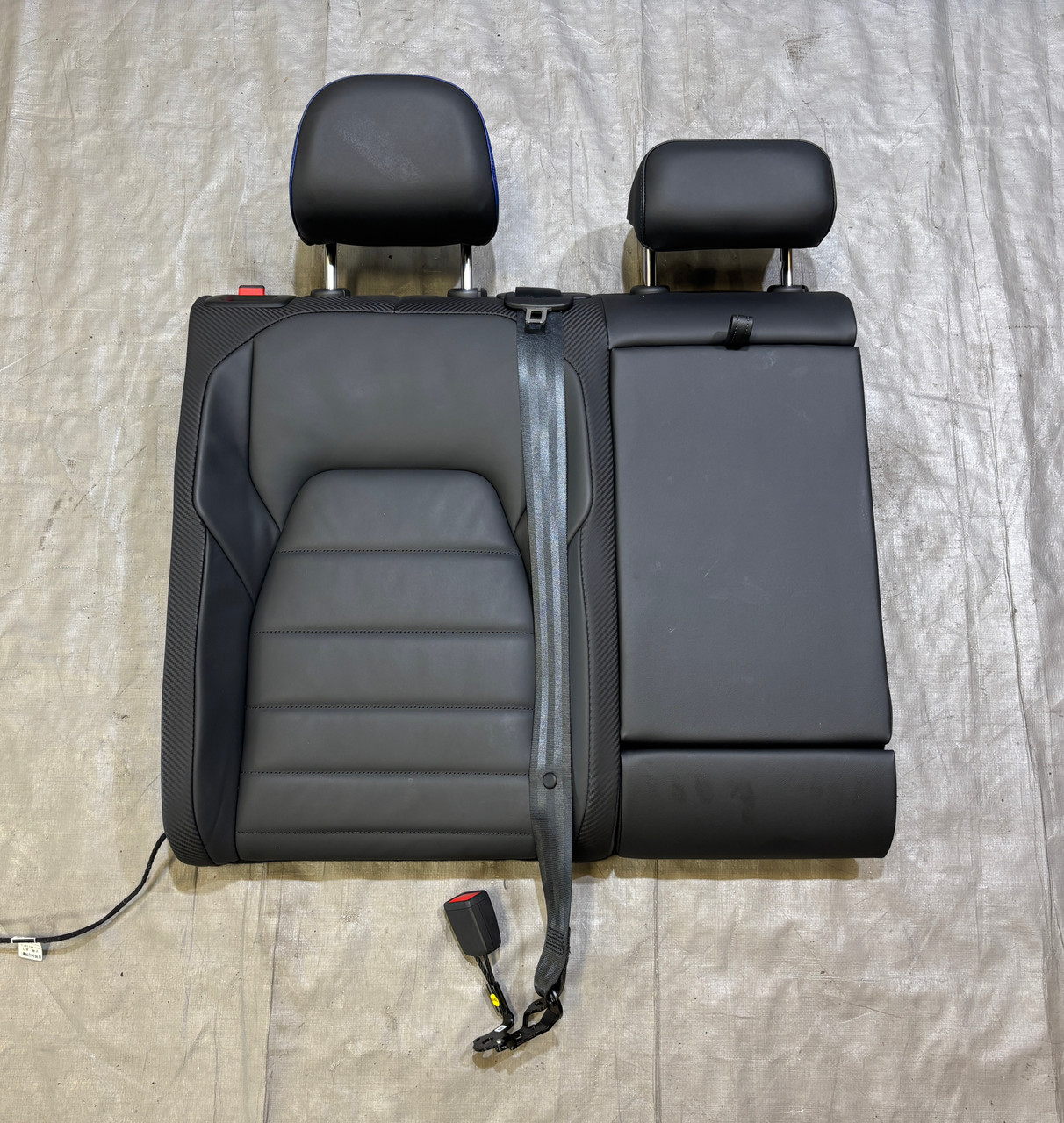 2022-2025 Volkswagen MK8 Golf R OEM Titan Black Leather Rear - Image 17