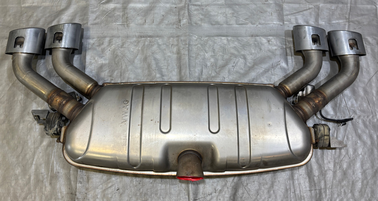 2022-2025 Volkswagen MK8 Golf R OEM Valved Exhaust Muffler w/ Tips - Image 6