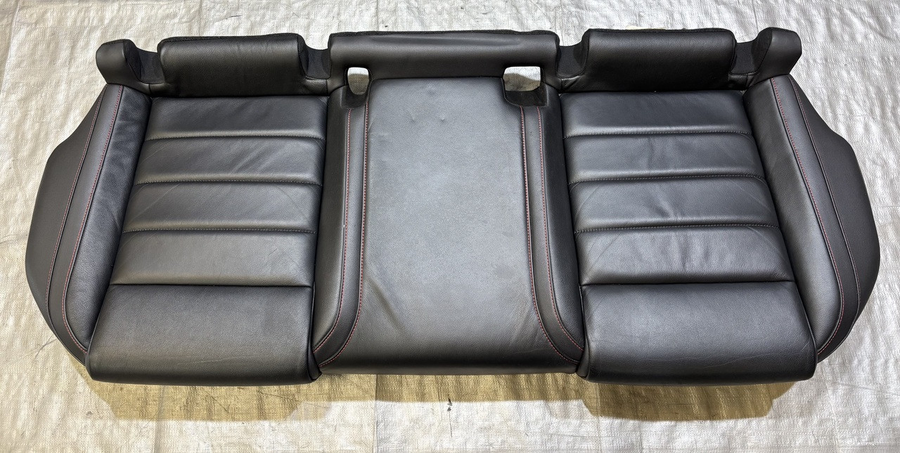 2015-2017 Volkswagen MK7 GTI 4DR Autobahn Black Leather Rear Seat - Image 5