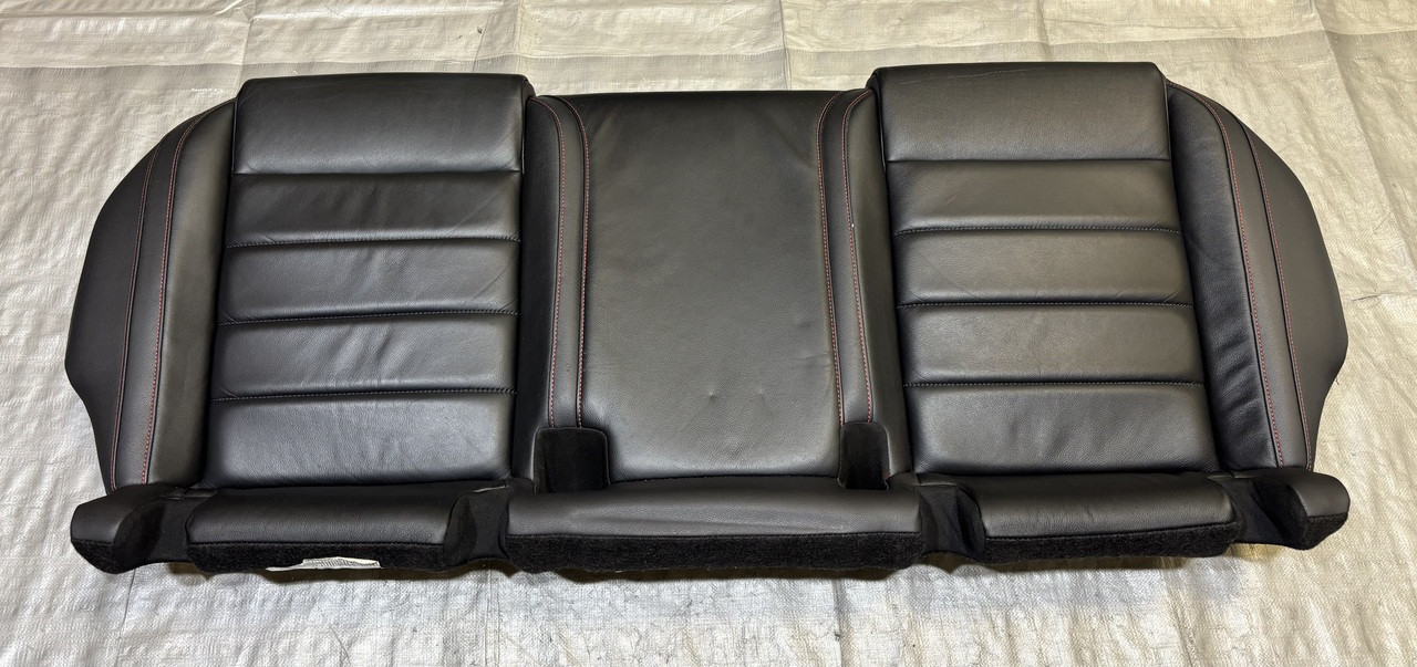 2015-2017 Volkswagen MK7 GTI 4DR Autobahn Black Leather Rear Seat - Image 3