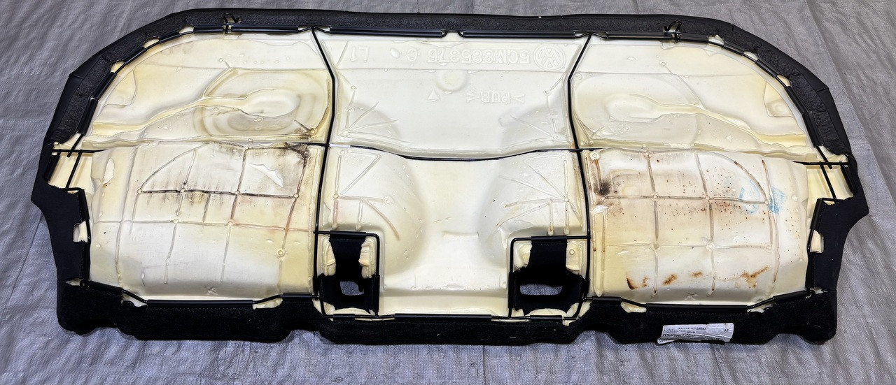 2015-2017 Volkswagen MK7 GTI 4DR Autobahn Black Leather Rear Seat - Image 2